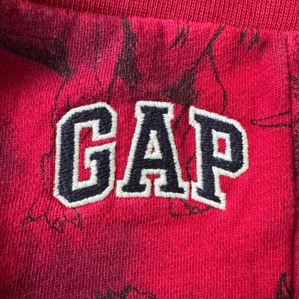 GAP Boys Red Hoodie and Pants Set - Picture 3 of 9